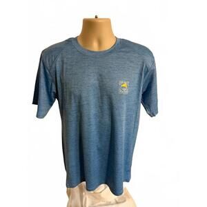 BADGER SPORT THE SALTY‎ DOG CAFE MENS T SHIRT SIZE MEDIUM BLUE OG LOGO